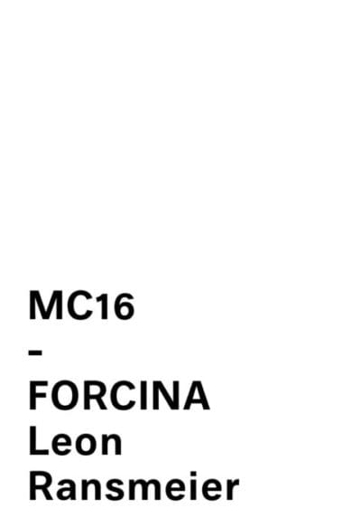 MC16 - Forcina by Leon Ransmeier for Mattiazzi