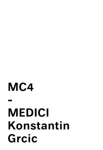 MC4 - MEDICI COLLECTION by CONSTANTIN GRCIC for MATTIAZZI